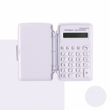 Clearance office&Craft&Stationery under $5 Mini Calculator Cover 8 Digits Big Buttons Large LCD Display Operated Portable Student Finance Desktop Calculator