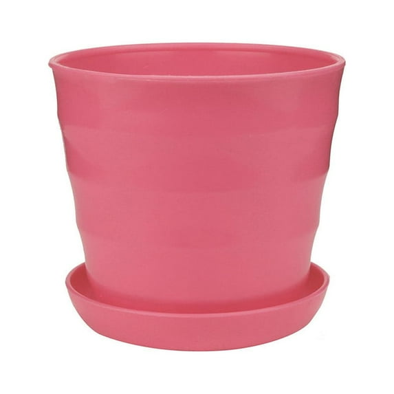 Clearance,olkpmnmk Planters For Indoor Plants,Pot Flowerpot Colourful Succulent Decor Plastic Flower & Garden,Pink
