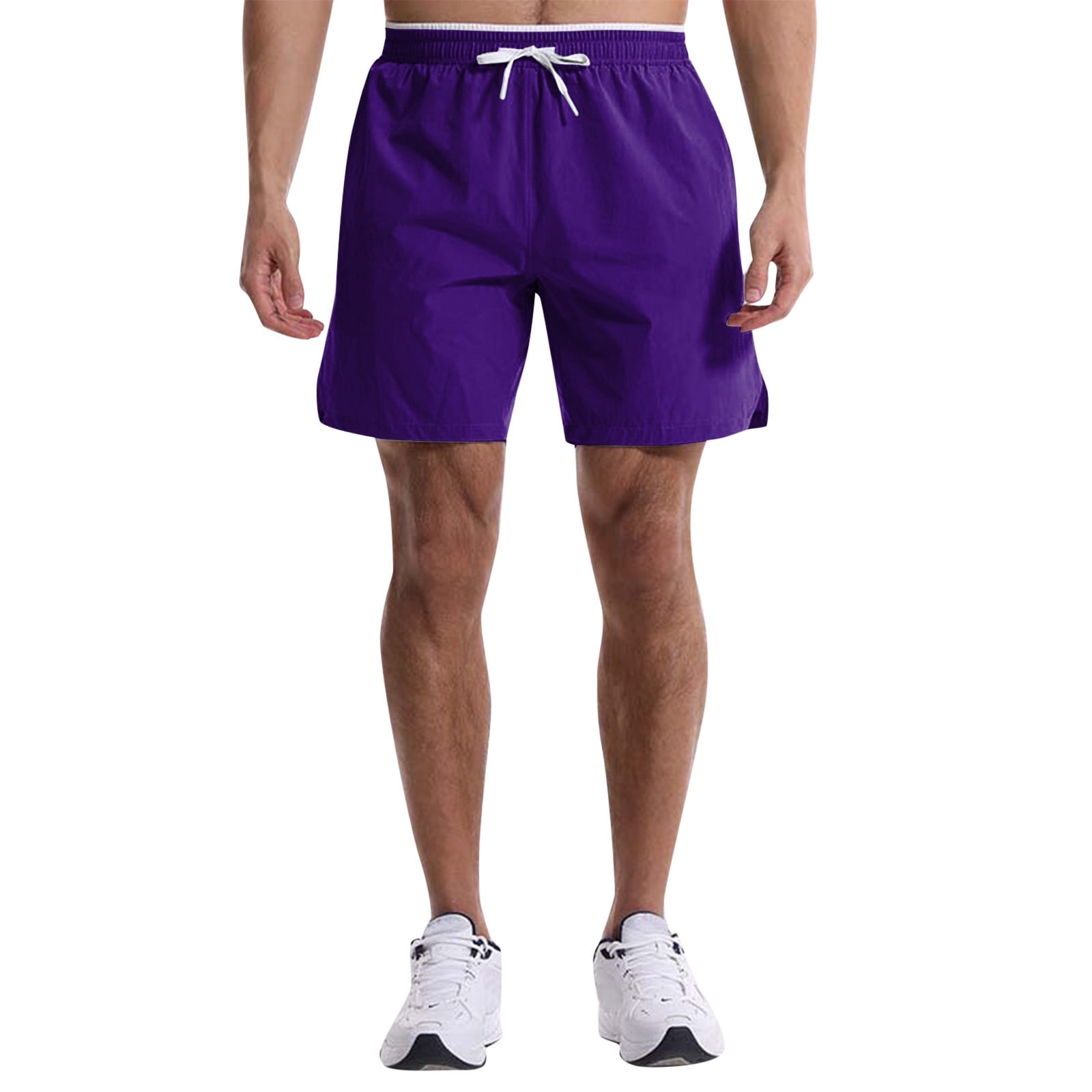 Clearance on Sale, Mens Cropped Pants Loose Straight Leg Summer Plus