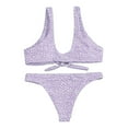 Clearance on Sale, Women Pure Color Two Piece Bikini Set Sexy Triangle