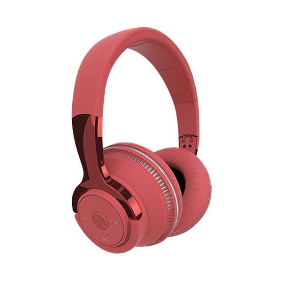 On-Ear Active Noise Cancelling Wireless Bluetooth Headphones, 60 Hr Battery, Microphone, Works with iPhone Android