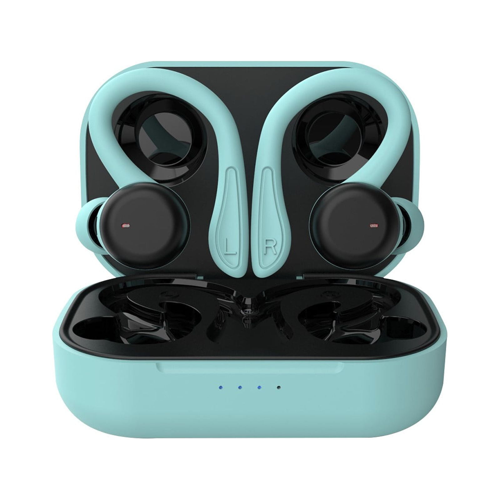 Open-Ear Headphones, True Wireless Earbuds, Water Resistant, Secure Earhooks for Daily Use