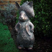 (Clearance) pdqouc Bunny Rabbit Garden Statue, Easter Bunny Statue, Resin Outdoor Rabbit Figurines, Outdoor Garden Animal Statues, Bunny Decor for Yard Lawn