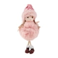 thumbnail image 1 of (Clearance) pdqouc Christmas Decoration Angel Doll Pendant Tree Decorative Hanging Ornaments Crafts Gifts Handmade Plush Small Girl Doll Hanging Ornaments,Xmas Holiday Decor for Home Party, 1 of 3