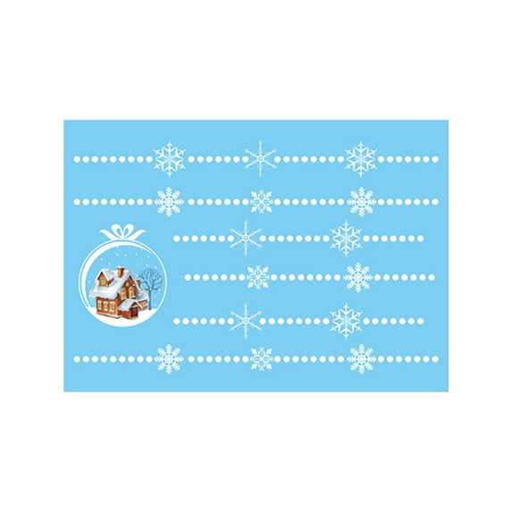 (Clearance) pdqouc Christmas Window Clings Santa Claus Decorations, Large Size Christmas Window Door Wall Mirrro Stickers, Single-Side Removable Decals for Christmas Gifts and Decor