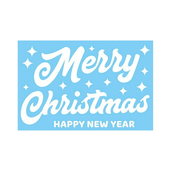 (Clearance) pdqouc Christmas Window Clings Santa Claus Decorations, Large Size Christmas Window Door Wall Mirrro Stickers, Single-Side Removable Decals for Christmas Gifts and Decor