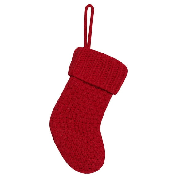 (Clearance) pdqouc Cozy Christmas Stockings Knitted Christmas Stockings With Lanyard Holiday Decorations Christmas Tree Hanging Ornaments Christmas Stocking Red Knitted Large Xmas Tree Home Decor