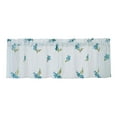 thumbnail image 1 of (Clearance) pdqouc Curtain Valance, Wildflowers Spring Watercolor Flower Floral Print Plants Short Rod Pocket Window Treatment for Living Room, Bedroom, Kitchen, Bathroom, 1 Panel,51 X 16 Inch, 1 of 9