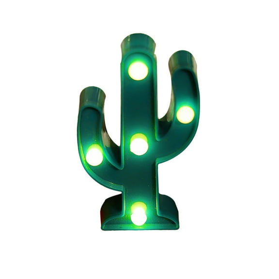 (Clearance) pdqouc LED Night Light Pineapple Cactus Night Table Lamp Cactus Party Decorations Cute Mini Cactus Lamp LED Cactus Light for Bedroom Garden Home CincoDeMayo Mexican Party Decor Gift