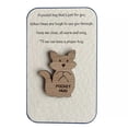 thumbnail image 1 of (Clearance) pdqouc A Little Pocket Hug | Wooden Heart Little HugToken Keepsake | a Hug Gift | I Love You Gifts | Cute Little Missing You Gifts from him or her Collectible Figurines Home Décor, 1 of 5