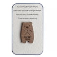 thumbnail image 1 of (Clearance) pdqouc A Little Pocket Hug | Wooden Heart Little HugToken Keepsake | a Hug Gift | I Love You Gifts | Cute Little Missing You Gifts from him or her Collectible Figurines Home Décor, 1 of 5