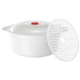 thumbnail image 1 of (Clearance) pdqouc Microwave Bowl with Lid Heating Dish Noodle Bowl Storage Plate Soup Bowl with Handle Easy to Store Microwave Cookware Kitchen College Dorm, 1 of 9