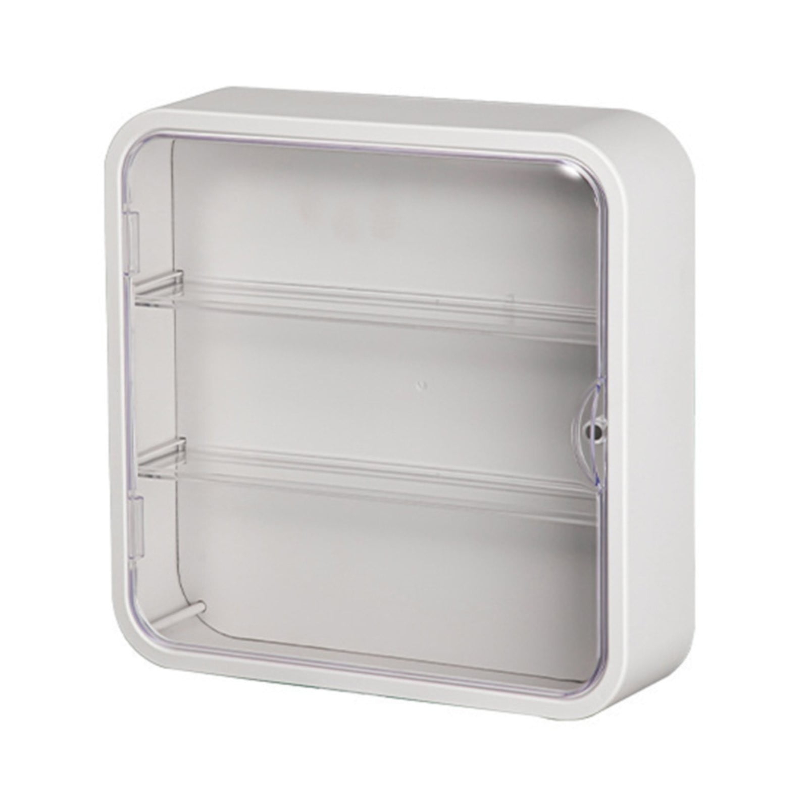 (Clearance)pdqouc Storage for Closet Display Cabinet for Mini Figures Clear Stackable with Adjustable Shelves Wall Mounted Or Desktop Acrylic Case for Home Clinic Pantry Living Room Storage Cabinets