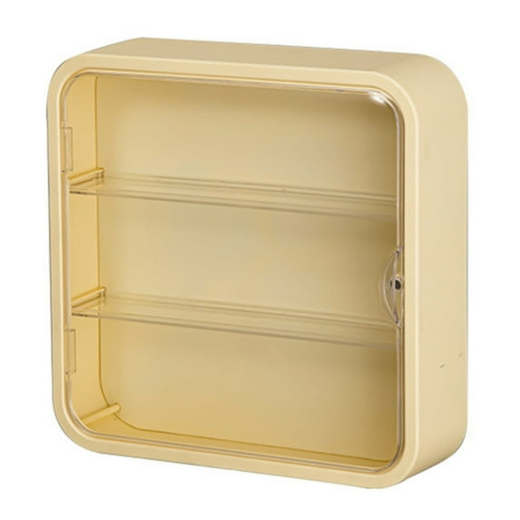 (Clearance)pdqouc Storage for Closet Display Cabinet for Mini Figures Clear Stackable with Adjustable Shelves Wall Mounted Or Desktop Acrylic Case for Home Clinic Pantry Living Room Storage Cabinets