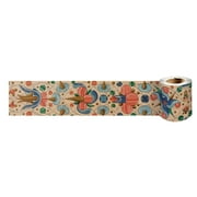 (Clearance) pdqouc Wallpaper Border Stick and Peel - Vintage Floral Lace Wallpaper Mirror Glass Decor Tile Removable Waterproof Window Stickers, 94.4x3.9 Inches Wide