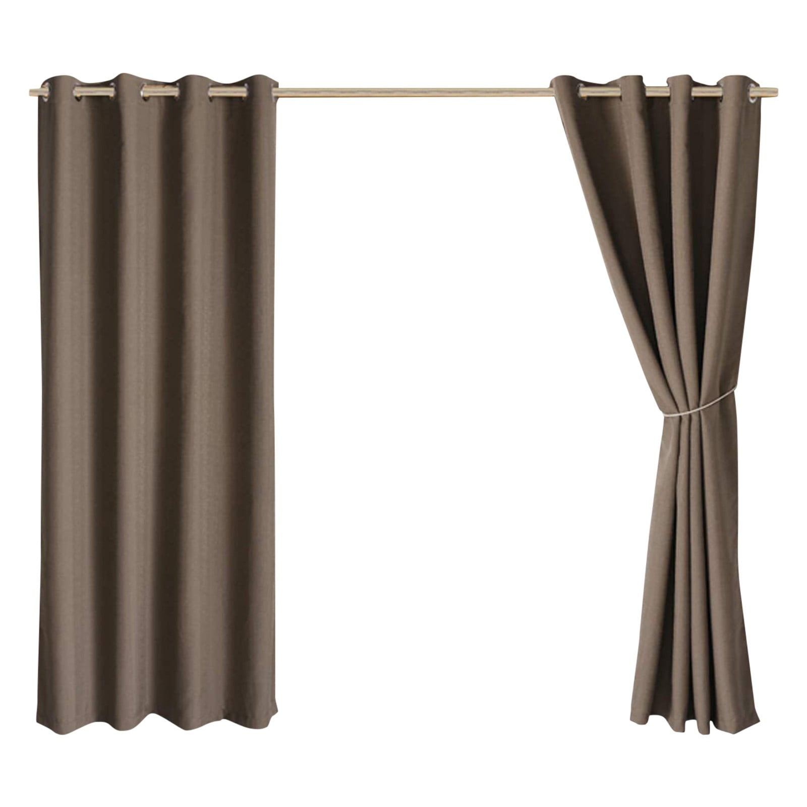 (Clearance) pdqouc Waterproof Outdoor Curtain - Grommet Top Sunlight Blocking Window Treatment Drapes Blackout Curtains for Home Bedroom Living Room Outdoor Patio Porch Pergola Cabana Gazebo 1 Panel