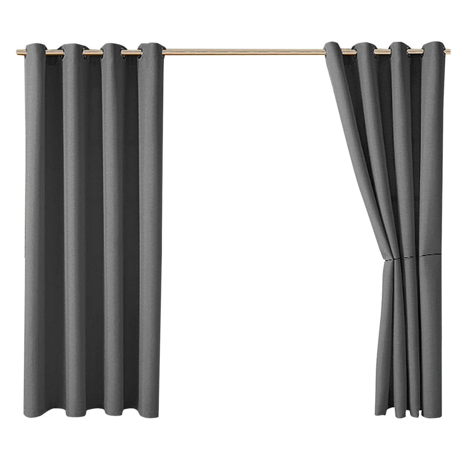 (Clearance) pdqouc Waterproof Outdoor Curtain - Grommet Top Sunlight Blocking Window Treatment Drapes Blackout Curtains for Home Bedroom Living Room Outdoor Patio Porch Pergola Cabana Gazebo 1 Panel