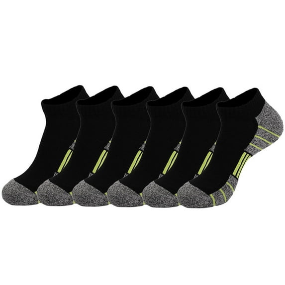 qolati Ankle Athletic Running Socks for Men Women Comfy Soft Thin No Show Socks Non Slip Low Cut Sports Cushioned Socks 3 Pairs