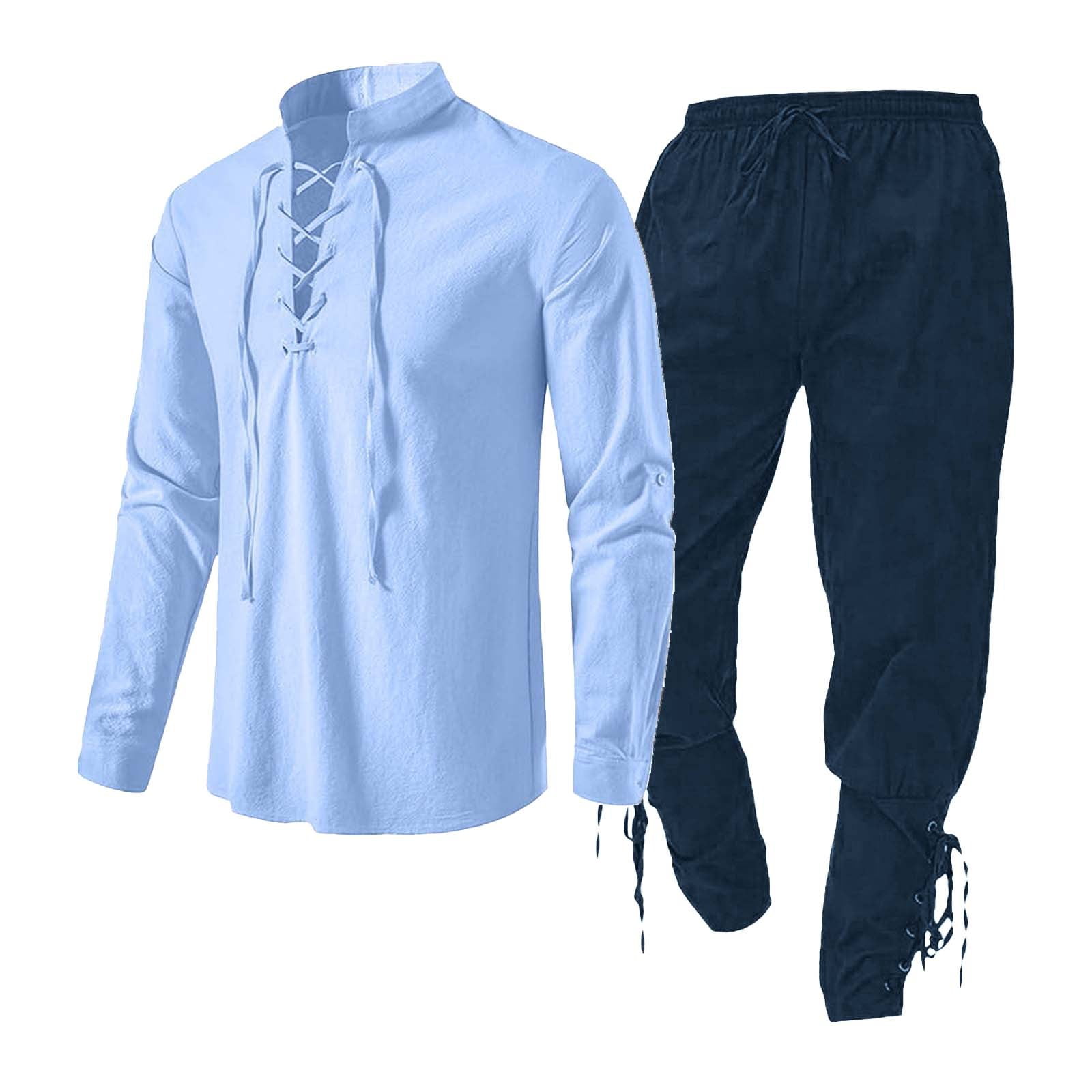 Clearance sale! HGAKJS Medieval Men'S Clothing Set Men'S Clothing Set