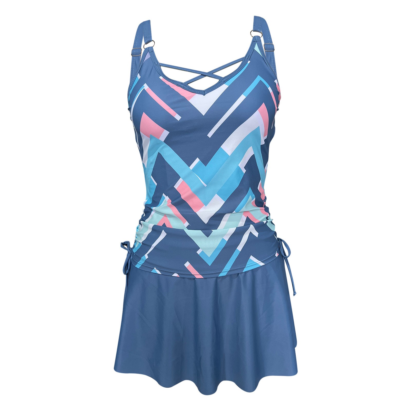 Clearance sale! Lofdl Womens Bikini Set Sexy V Neck High Waisted Split