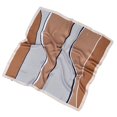 thumbnail image 1 of Clearance! scarves silk scarves Womens Silk Like HeadTop For Fashion Pattern Large Square Satin Headscarf Wraps Best Sale Brown, 1 of 3