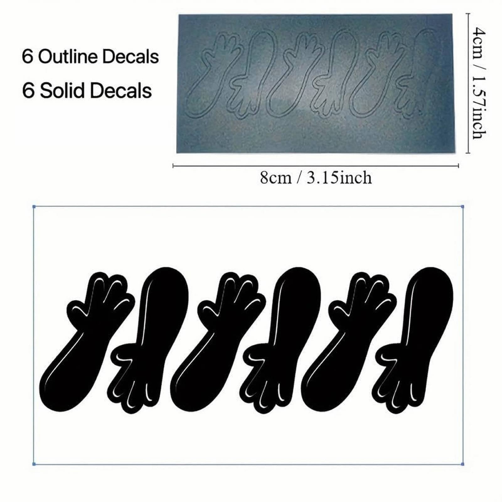 Clearance sell! Funny Cover Decal Funny Stickers Arm and Hand Decals ...