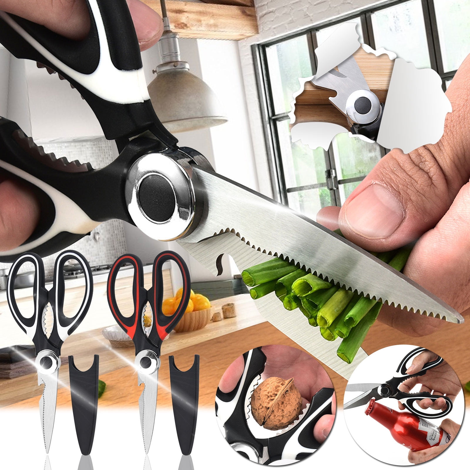 Clearance tumgatte Kitchen Shears Super Sharp Stainless Steel Multi ...