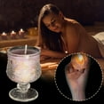 thumbnail image 1 of Clearance tumgatte Low Temperature Candles Wine Cup Shaped In The Dark Scented Candles Low Heat Romantic Wax Play Candles Body Safe Low Temp Drip Candles Massage Soy Candles Up to 65% off, 1 of 4