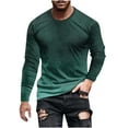 thumbnail image 1 of Clearance under 10.00 LYXSSBYX Mens Shirts Long Sleeve Clearance Men Casual Round Neck Long Sleeve Pullover Printed T-Shirt Blouse Tops, 1 of 5