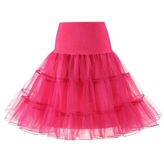 Clearance under 10.00 LYXSSBYX TuTu Skirts for Women Womens High Waist Pleated Short Skirt Adult Dancing Skirt