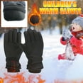 thumbnail image 1 of Clearance under 10 7-12Years Winter Gloves for Kids Boys Girls Snow Windproof Mittens Outdoor Sports Skiing Kids Winter Warm Gloves, 1 of 7
