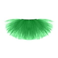 thumbnail image 1 of Clearance under $10 Charella Fashion Womens Pleated 5 Layered Mesh Short Skirt Adult Tutu Dancing Skirt Green,Free, 1 of 3