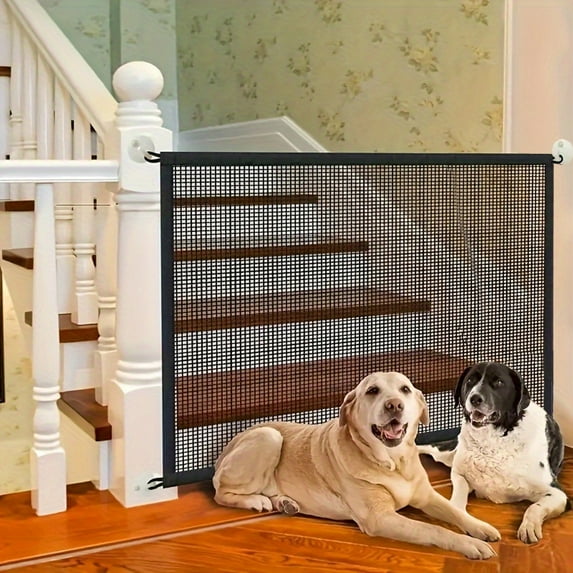 Clearance under $10 Goattoy Indoor Dog Gates Extra Wide Free Standing Dog Gate Safety Fence Door for Pets for Hallways Porch Patio Outdoor
