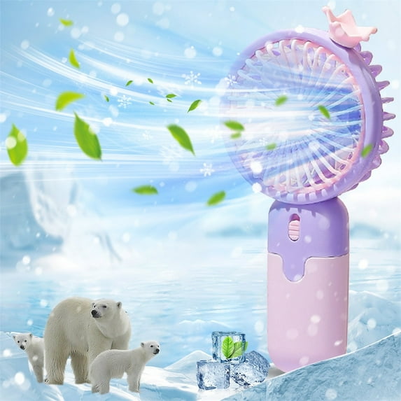 Clearance under 10 Mini Fan for Desk New Mini Hand Small Fan USB Charging Cute Portable Summer Portable Small Fan