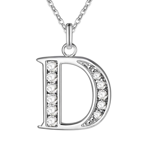 Clearance under $10 Tanwpn 26 Letters Necklace Diamond Accessories Gifts for Lover's Girlfriend