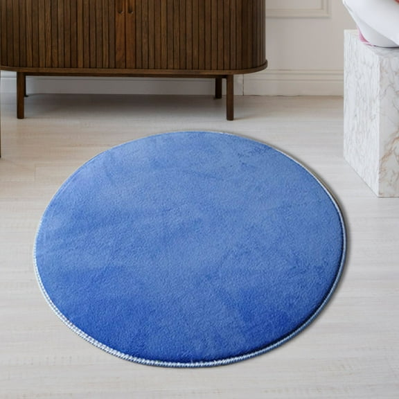 Under $10 Tyidzon Round Rug Ultra Soft Modern Area Rug, Rug Home Room Plush Carpet Decor Floor, Mat Rug Circle Rug