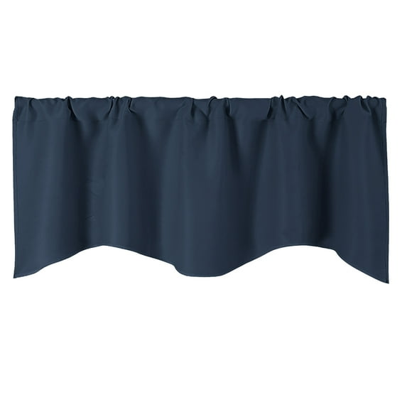 Under $10 Tyidzon Valances for Windows, Solid Color Blackout Curtains, Short Curtains for Kitchen Bathroom Living Room Valance Curtains