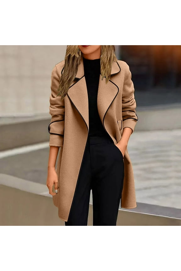 under $15 Turilly Ladies Coats and Jackets for Winter Fashion New Women Lady Winter Warm Long Windbreaker Parka Coat