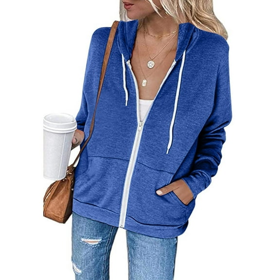 Turilly Lady Coats Winter Plus Size Jackets Fashion Women Casual Hooded Slim Zipper Fleece Sweater Coat