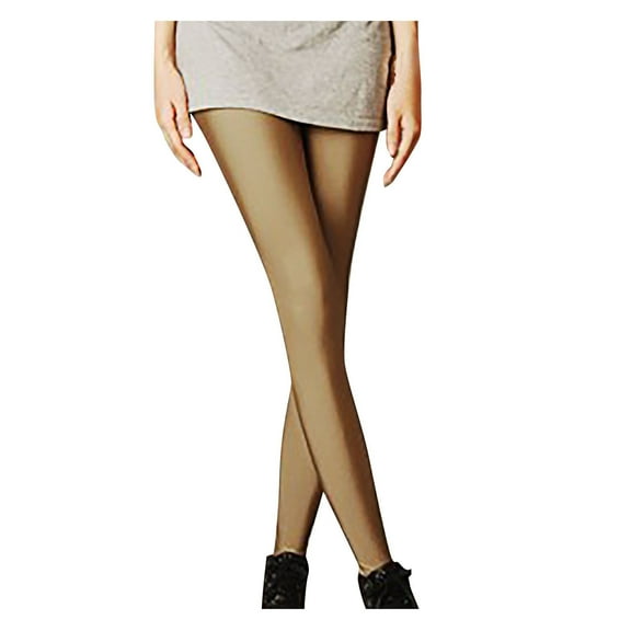 Clearance under 5.00 Lindreshi Leggings for Women Clearance Women's Elastic Cropped Trousers Slimming Candy Color Fluorescent Leggings