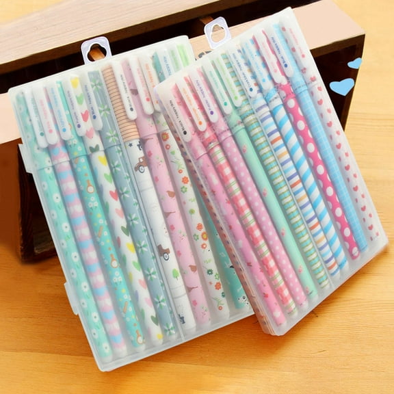 Clearance under 5 College Supplies Color Painting Pen Black Water Pen 10 Color Learning Gift 2PC