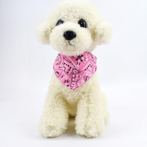 FAMTKT Dog Bandanas Pet Triangular Scarf Bib - Adjust with Two Snaps - Kerchief Set Accessories for Dogs Puppy Cats Pet Supplies