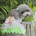 thumbnail image 1 of FAMTKT Dog Gauze Dress Skirt Pet Dog Princess Clothes Bowknot Dress Pet Supplies, 1 of 9