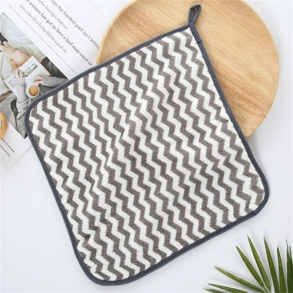 FAMTKT Face Cloths for Washing Face Children's Small Towel Absorbent Coral Velvet Towel 30*30cm