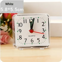 FAMTKT Small Bed Compact Travel Quartz Beep Alarm Clock Cute Portable, Home Accessories
