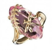 CYEE Clearance under $5 Fashion Simple Gold Pearl Diamond Zircon Ladies Ring Joint Ring Jewelry Sz 7