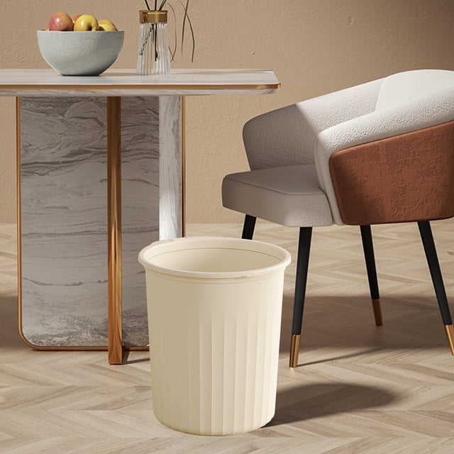 Clearance under $5 Fufafayo Plastic Trash Can – Round Wastebasket ...