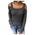 thumbnail image 1 of Clearance under $5 JINMGG 2025 Fall Winter Plus Size Sweaters for Women Clearance,Women's and Winter Long-sleeved Loose Knit Plus-size Warm Pullover, 1 of 5