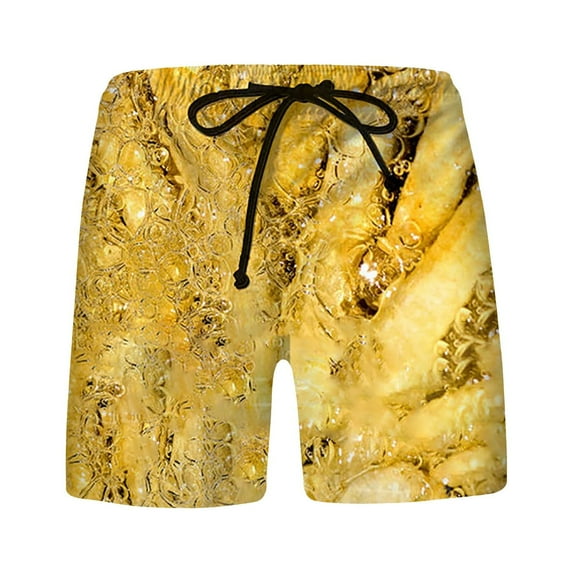 Clearance under $5 JINMGG Summer Fall Mens Shorts Clearance,Men's Food Realistic 3D Printed Summer Shorts Beach Shorts Beach Swim Shorts