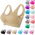 thumbnail image 1 of Sevevn Womens Seamless Wireless Bras Sports Bras for Women High Support Sports Bra Wirefree Yoga Bra With Removable Pads Bras for Women, 1 of 3